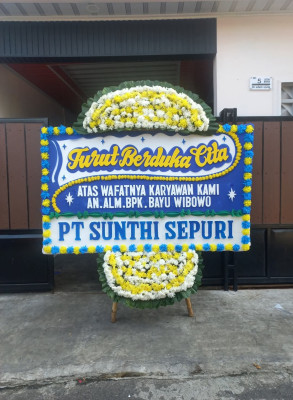 Papan Bunga Duka di Thehok